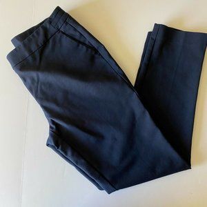 ANNE KLEIN WOMENS NAVY BLUE CASUAL PANTS SIZE 6